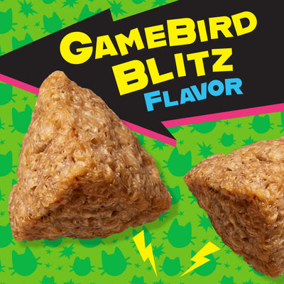 Fromm Purr-Snackitty Crunch Gamebird Blitz Cat Treats - 85g - treat-closeup - Fromm - PetMax Canada
