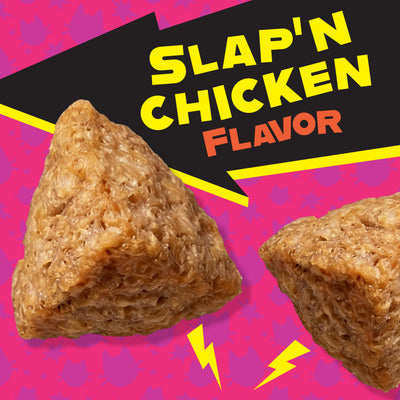 Fromm Purr-Snackitty Crunch Slap'n Chicken Cat Treats - 85g - treat-closeup - Fromm - PetMax Canada