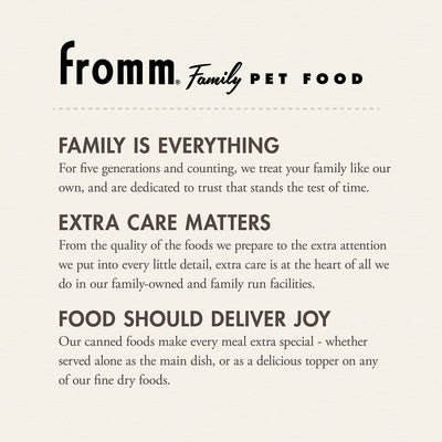 Fromm Canned Dog Food Chicken And Rice Pate