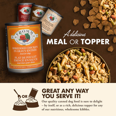 Fromm Four Star Dog Shredded Chicken In Gravy