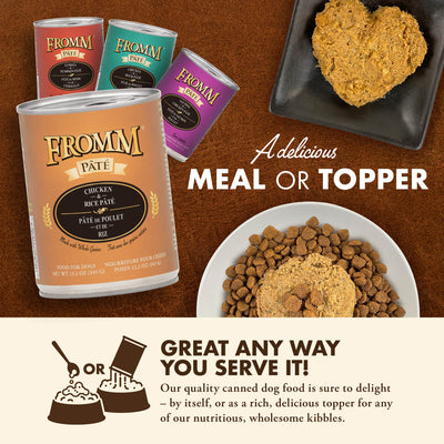 Fromm Canned Dog Food Chicken And Rice Pate