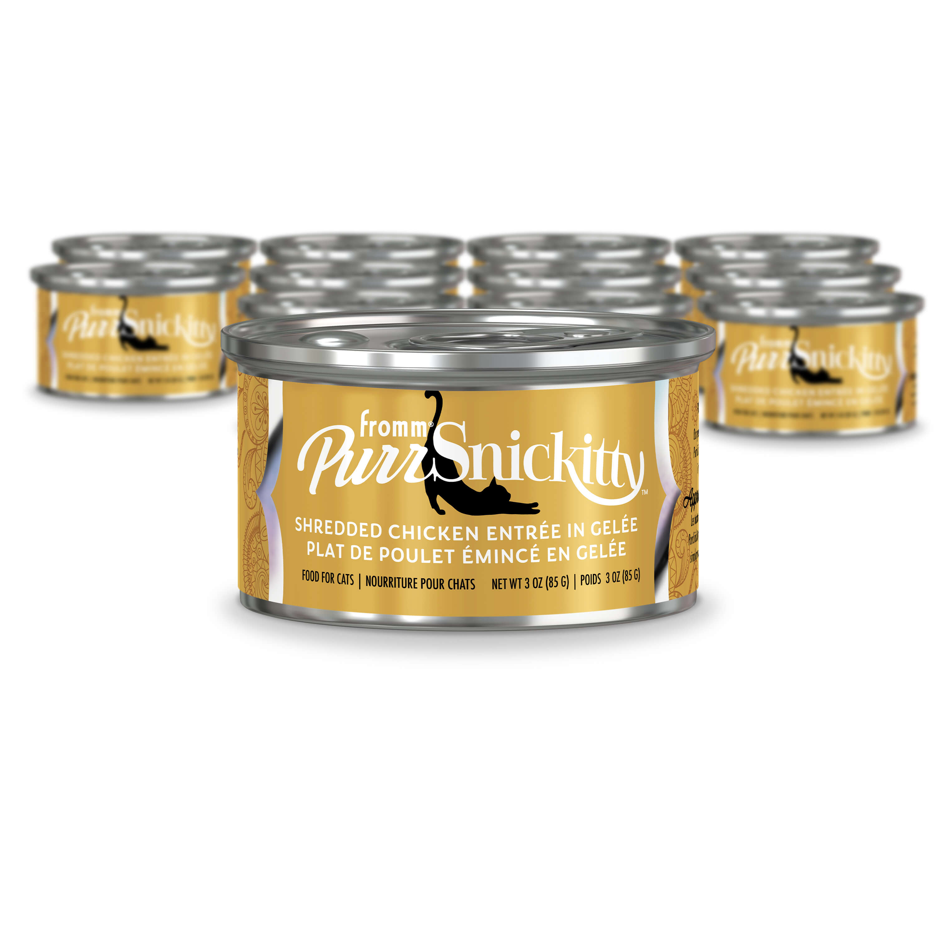Fromm Purr-Snickitty Shredded Chicken Entree In Gelee Wet Cat Food
