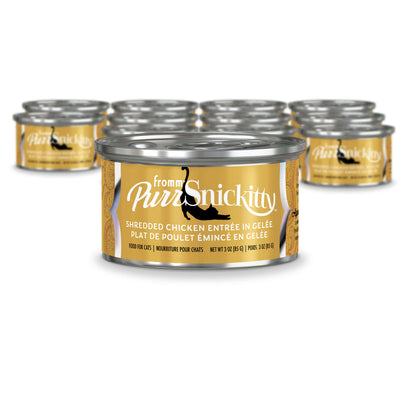 Fromm Purr-Snickitty Shredded Chicken Entree In Gelee Wet Cat Food