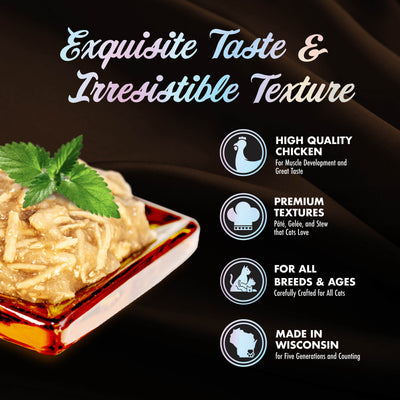 Fromm Purr-Snickitty Shredded Chicken Entree In Gelee Wet Cat Food