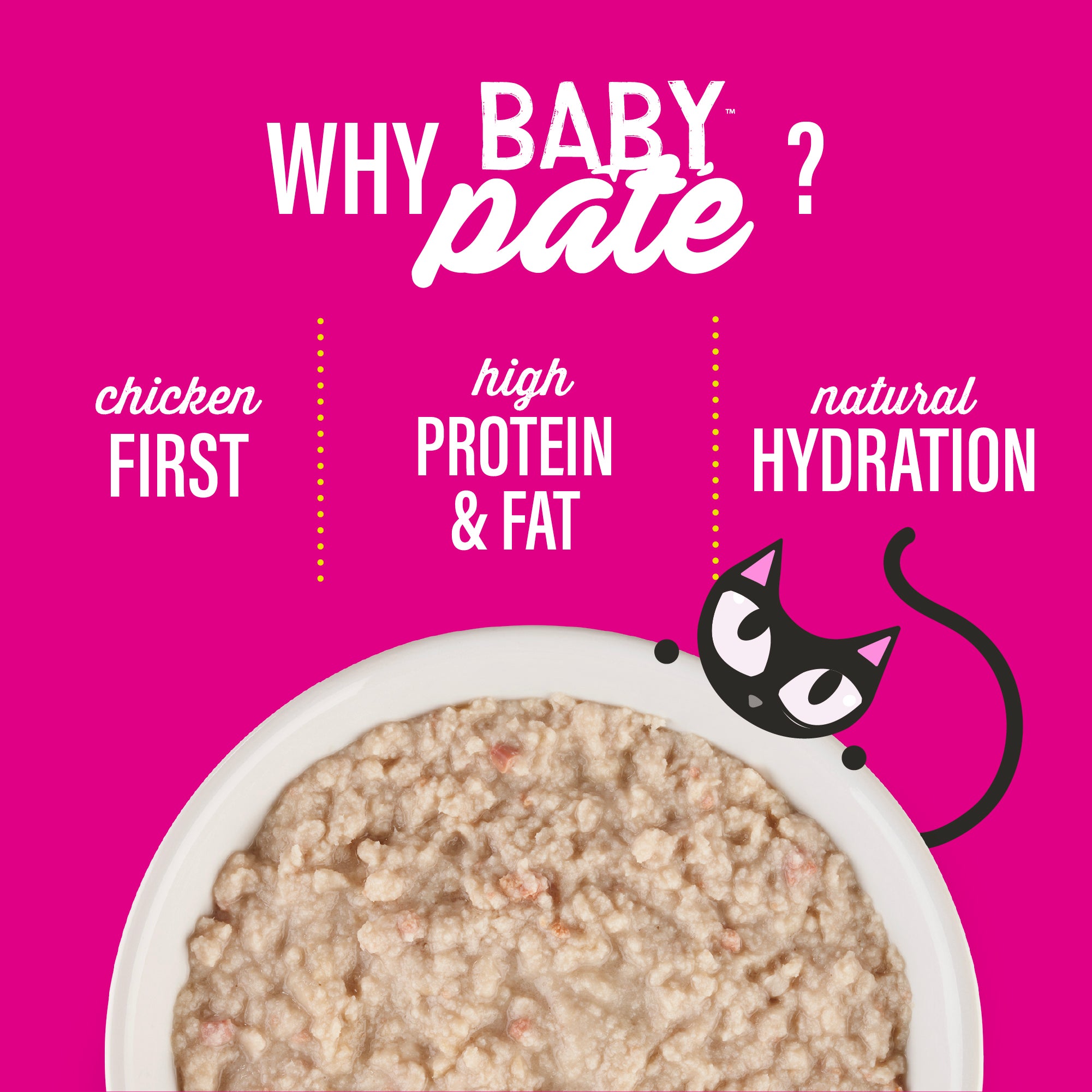Tiki Cat Baby Pâté Chicken, Salmon & Chicken Liver Recipe Wet Kitten Food - Product Highlights 3 - Tiki Cat - PetMax Canada