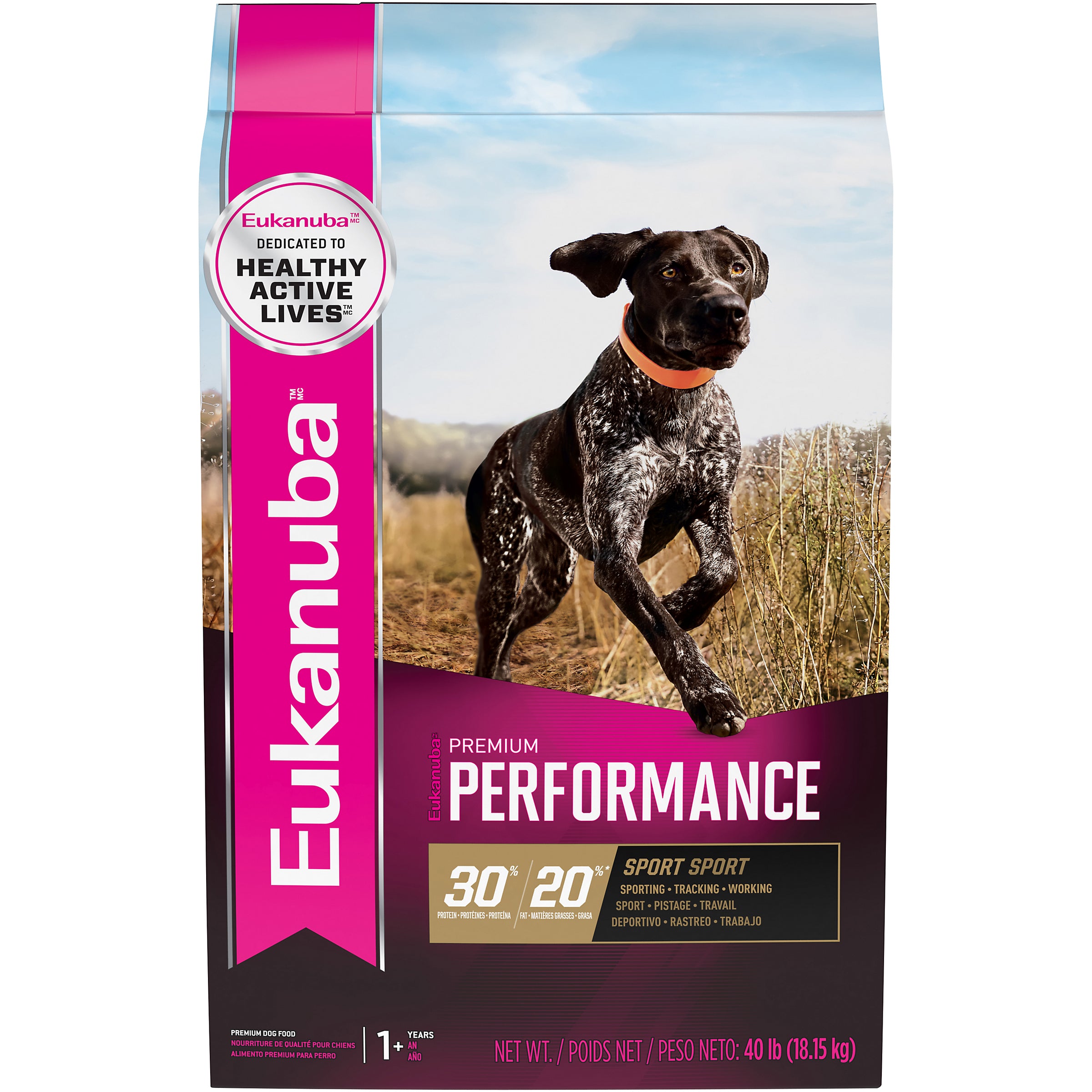 Eukanuba Premium Performance 30/20 Sport Dry Dog Food - 12.7 Kg - Dog Food - Eukanuba - PetMax Canada