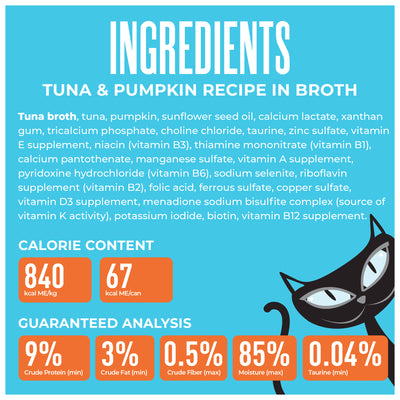 Tiki Cat Aloha Friends Tuna & Pumpkin Recipe in Broth Wet Cat Food - Product Highlights 1 - Tiki Cat - PetMax Canada