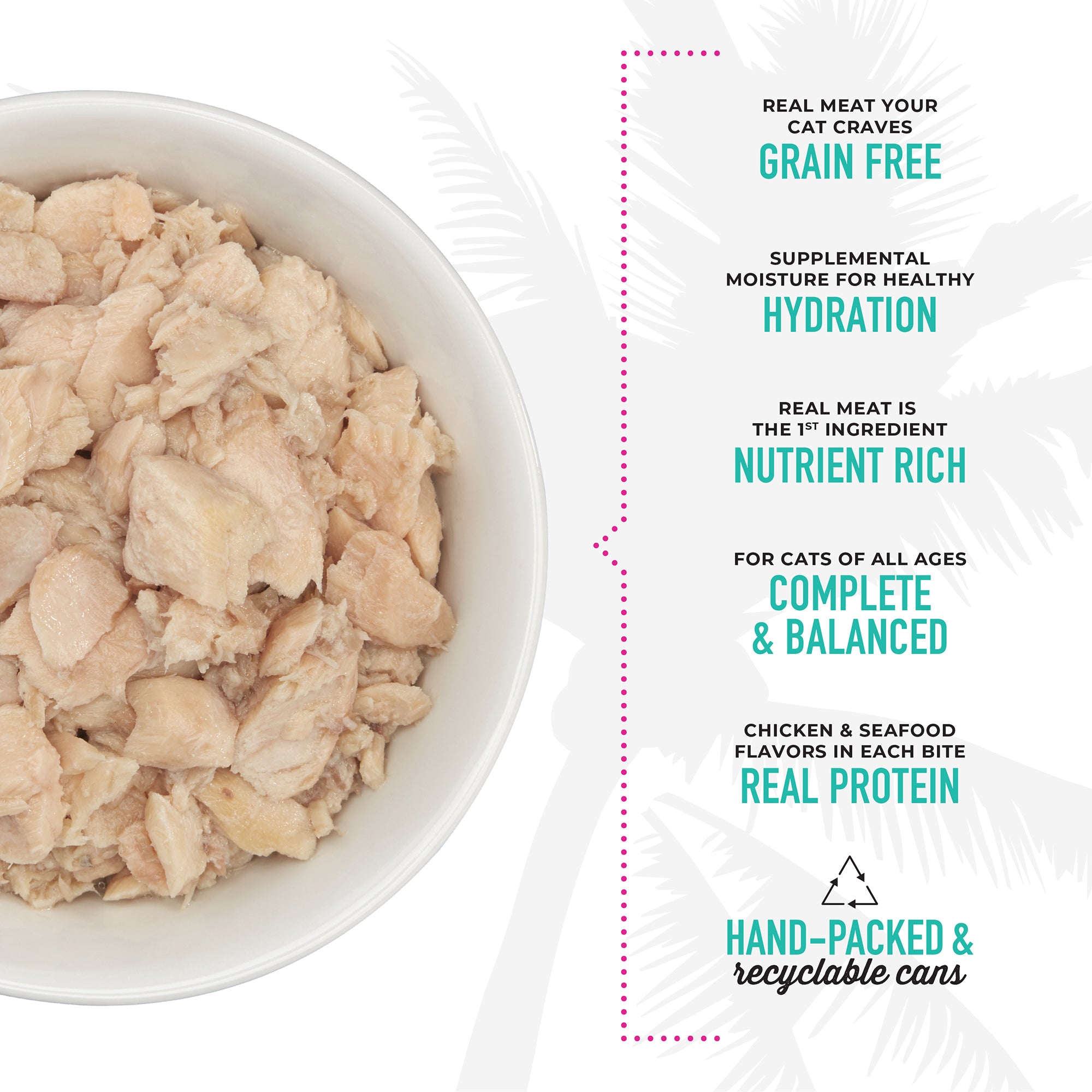 Tiki Cat Luau Grain Free Variety Pack Wet Cat Food - Product Highlights 5 - Tiki Cat - PetMax Canada
