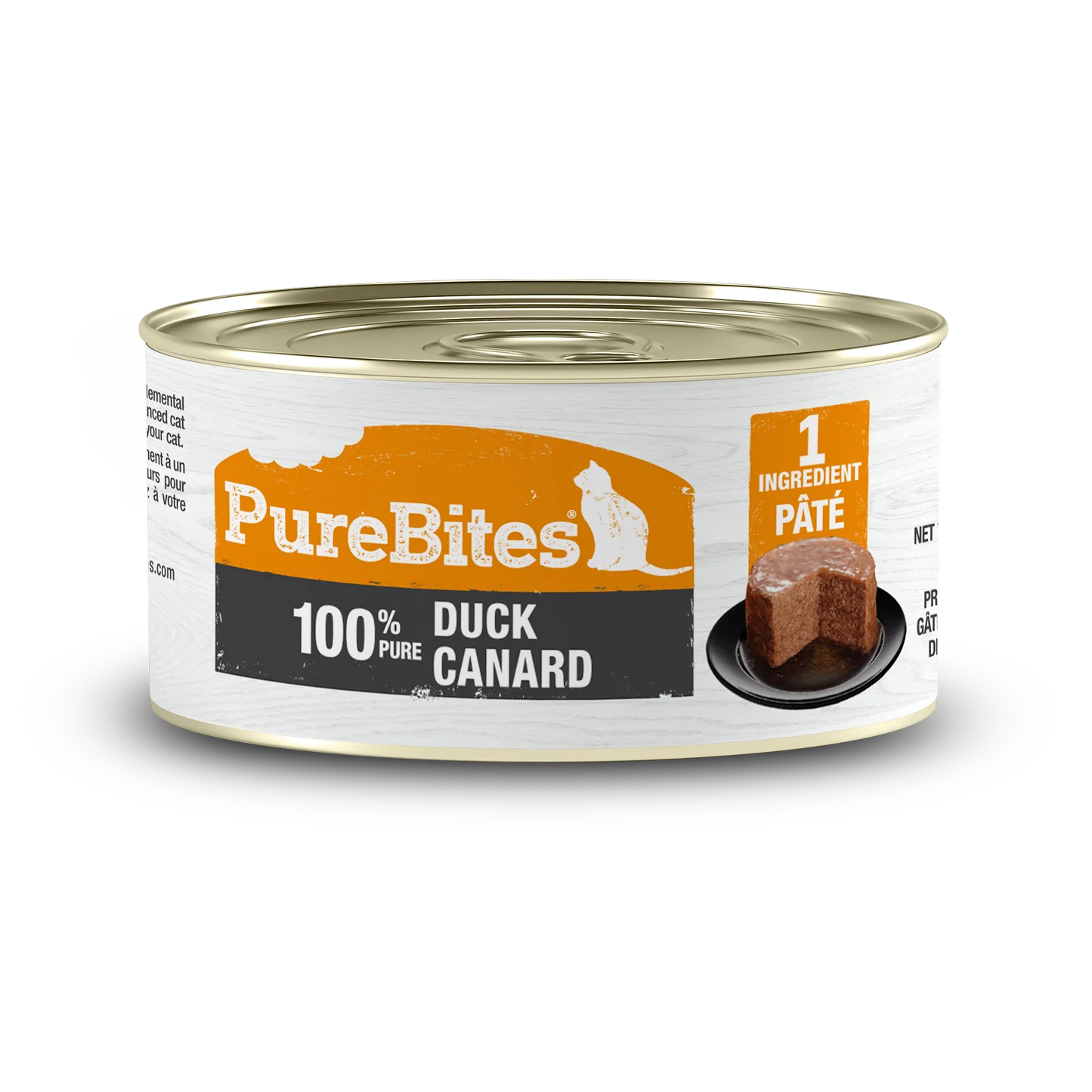 Pure Bites Cat Can 100% Pure Duck Topper