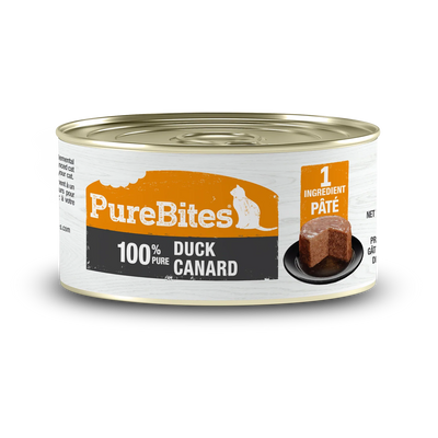 Pure Bites Cat Can 100% Pure Duck Topper