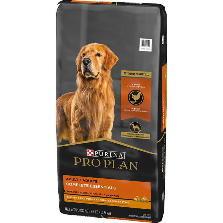 Purina Pro Plan High Protein Dog Food With Probiotics for Dogs Shredded Blend Chicken & Rice Formula  Dog Food  | PetMax Canada