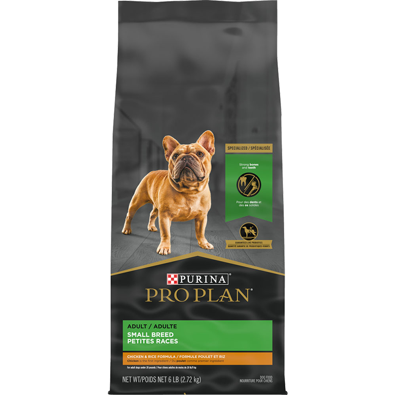 Purina Pro Plan High Protein Small Breed Dog Food Chicken & Rice Formula  Dog Food  | PetMax Canada