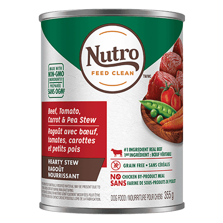 Nutro Canned Dog Food Cuts In Gravy Stew Chunky Beef, Tomato, Carrot & Pea - 354g - Canned Dog Food - Nutro - PetMax Canada