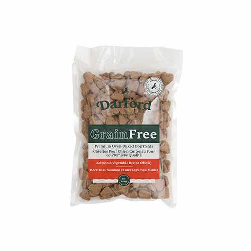Darford Dog Treats Grain Free Salmon With Vegetables Minis - 454g - Dog Treats - Darford - PetMax Canada