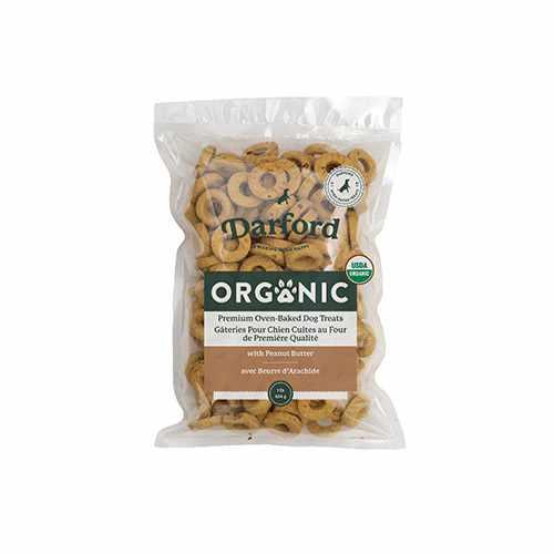 Darford Dog Treats Organic Peanut Butter Biscuits - 454g - Dog Treats - Darford - PetMax Canada