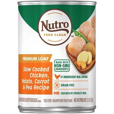 Nutro Adult Canned Dog Food Premium Loaf Chicken Recipe  Canned Dog Food  | PetMax Canada