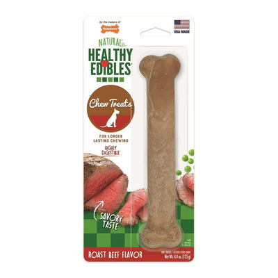 Nylabone Healthy Edible Roast Beef - Giant - Nylon - Nylabone - PetMax Canada