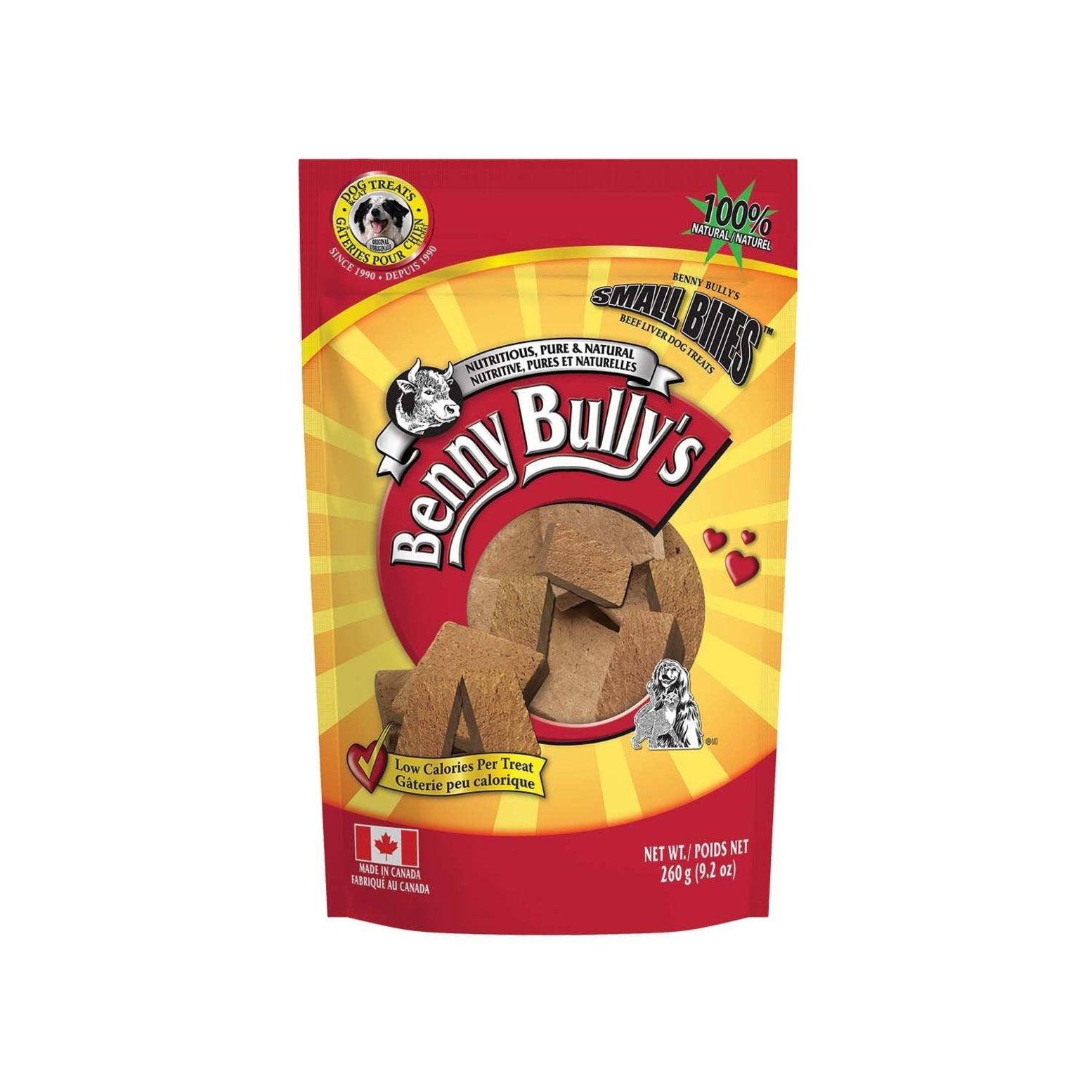 Benny Bullies Beef Liver Chops Small Bites Dog Treats - 260g - Dog Treats - Benny Bully's - PetMax Canada