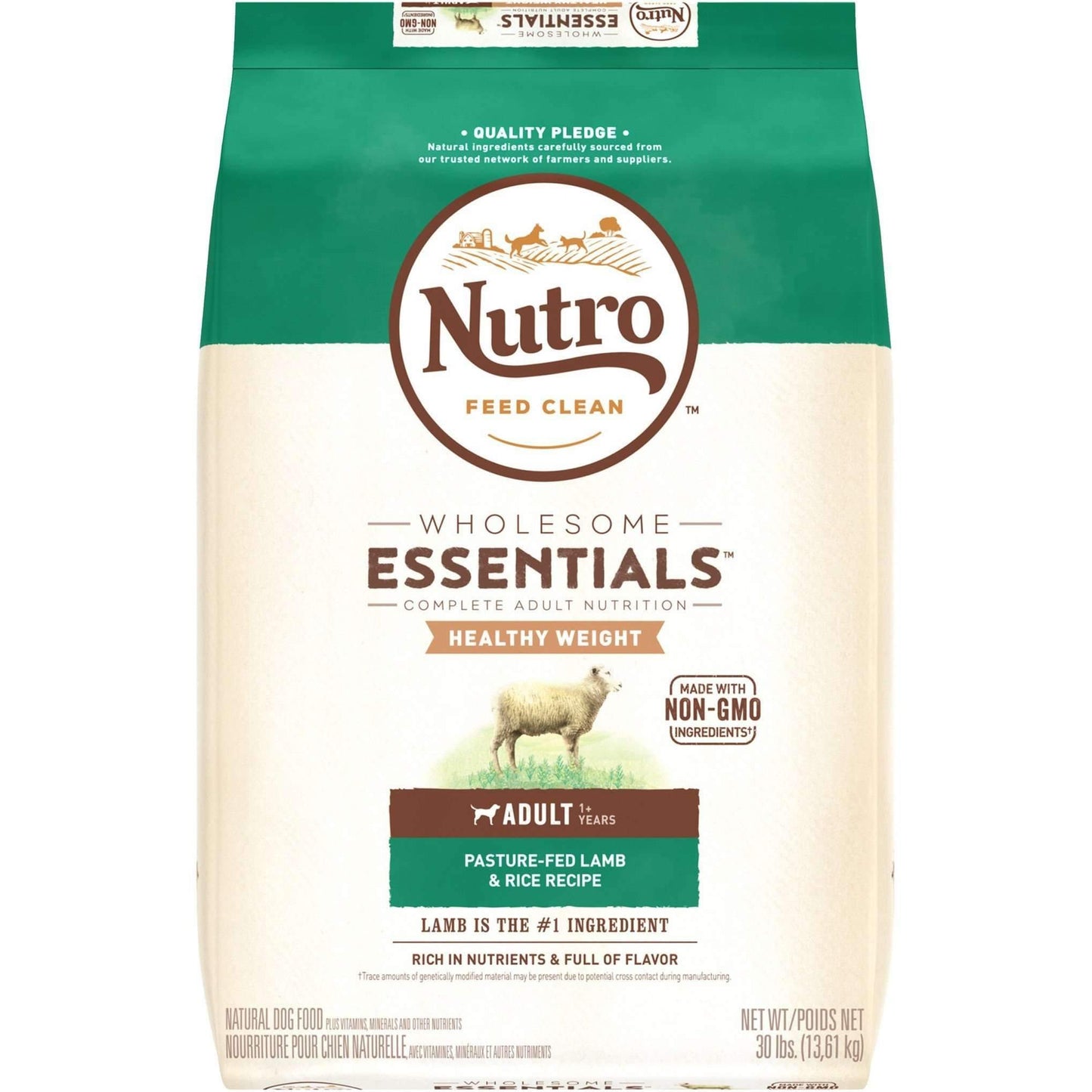 Nutro Wholesome Essentials Dog Food Adult Healthy Weight  Dog Food  | PetMax Canada