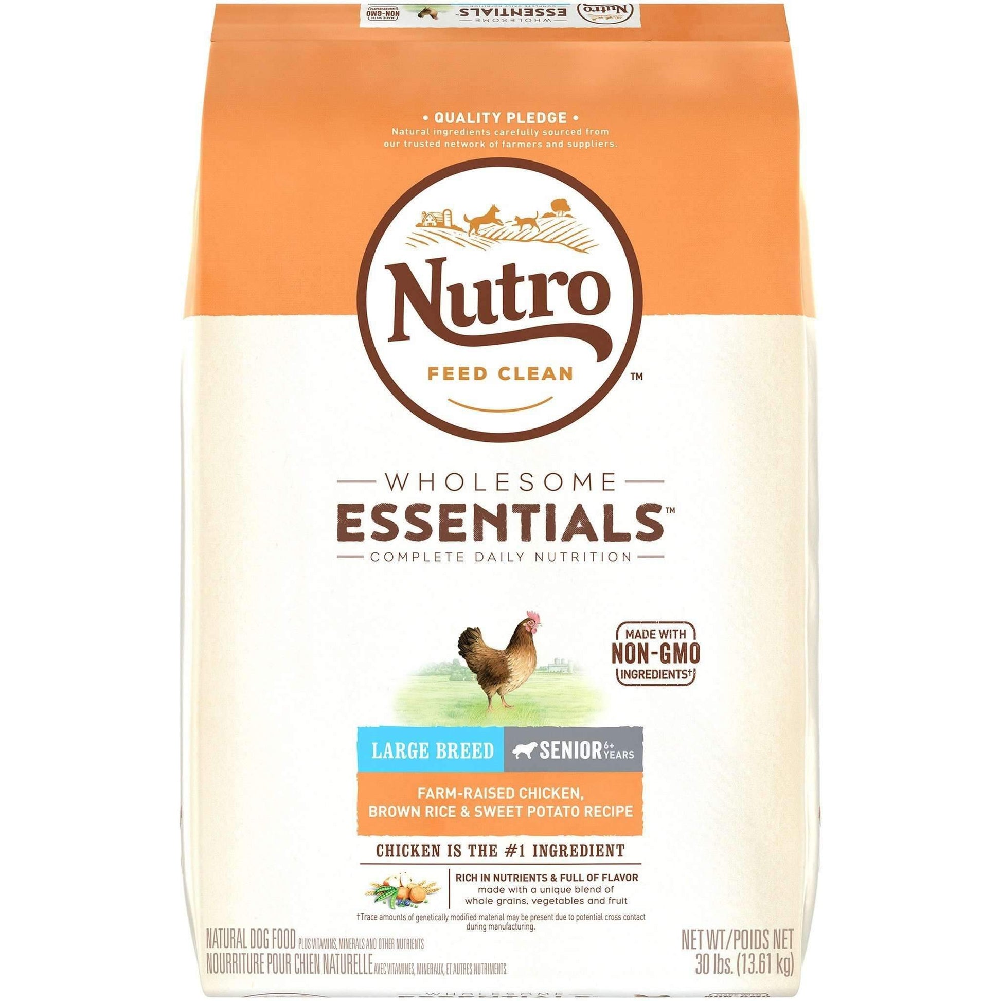Nutro Wholesome Essentials Dog Food Large Breed Senior  Dog Food  | PetMax Canada