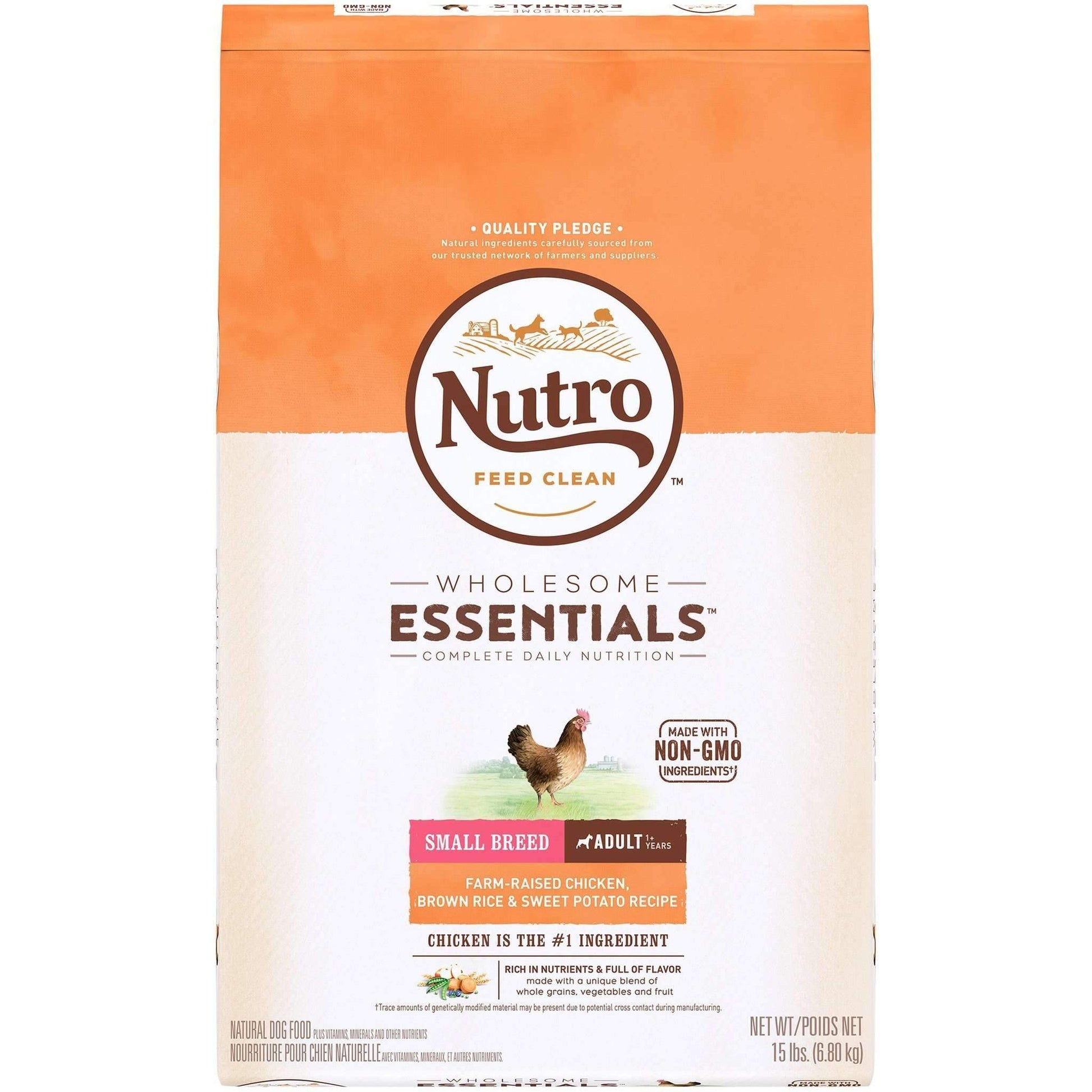 Nutro Wholesome Essentials Dog Food Adult Small Breed Chicken  Dog Food  | PetMax Canada