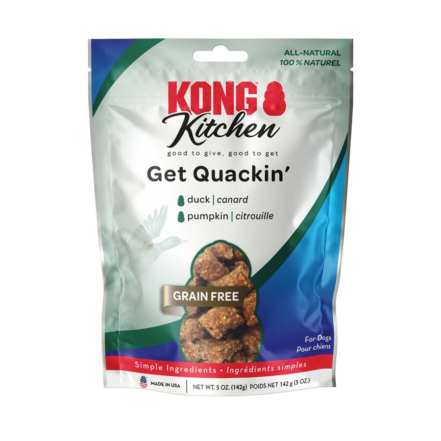 Kong Kitchen Grain Free Get Quackin Dog Treats  Dog Treats  | PetMax Canada
