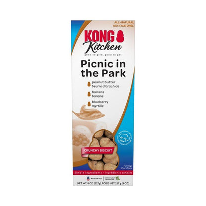 Kong Kitchen Crunchy Biscuit Picnic In The Park Dog Treats - 227g - Dog Treats - Kong - PetMax Canada