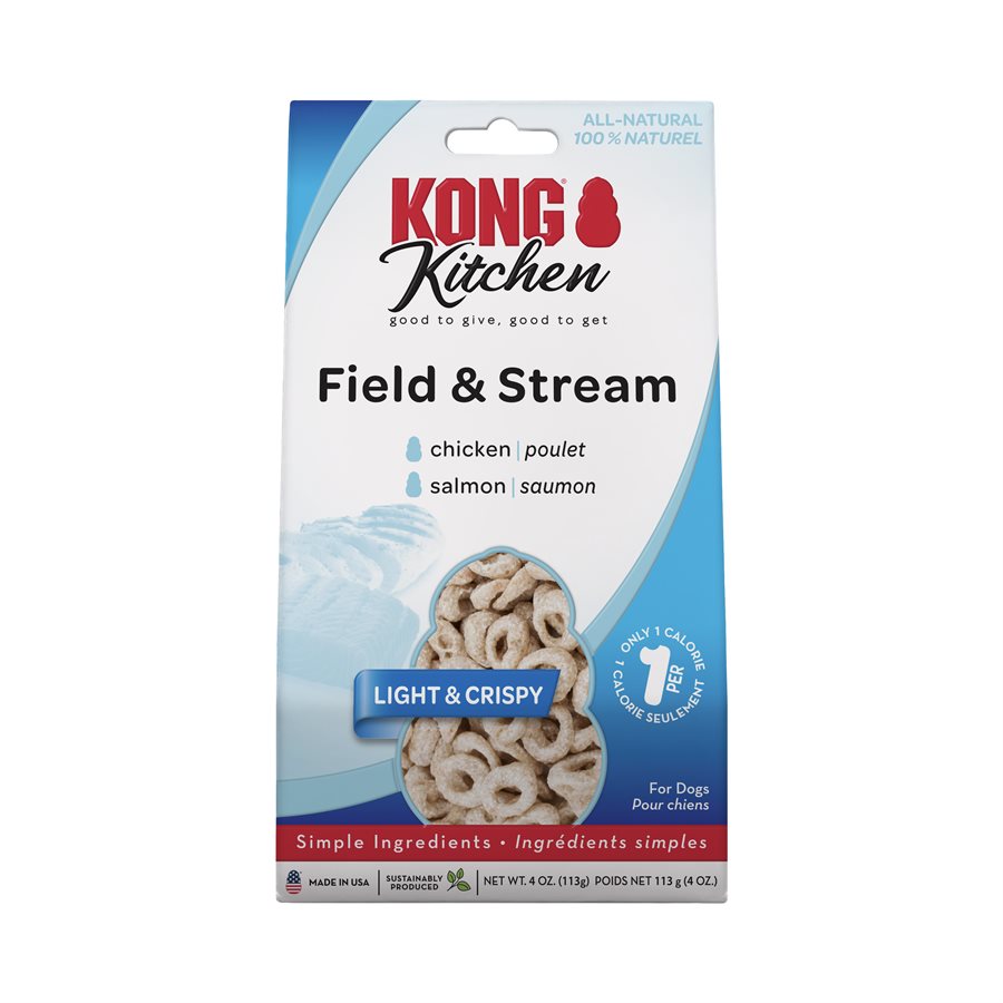 Kong Kitchen Light & Crispy Field & Stream Dog Treats  Dog Treats  | PetMax Canada