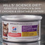Nourriture pour chats Hill's Science Diet Sensitive Stomach &amp; Skin Entrée de poulet et de légumes 