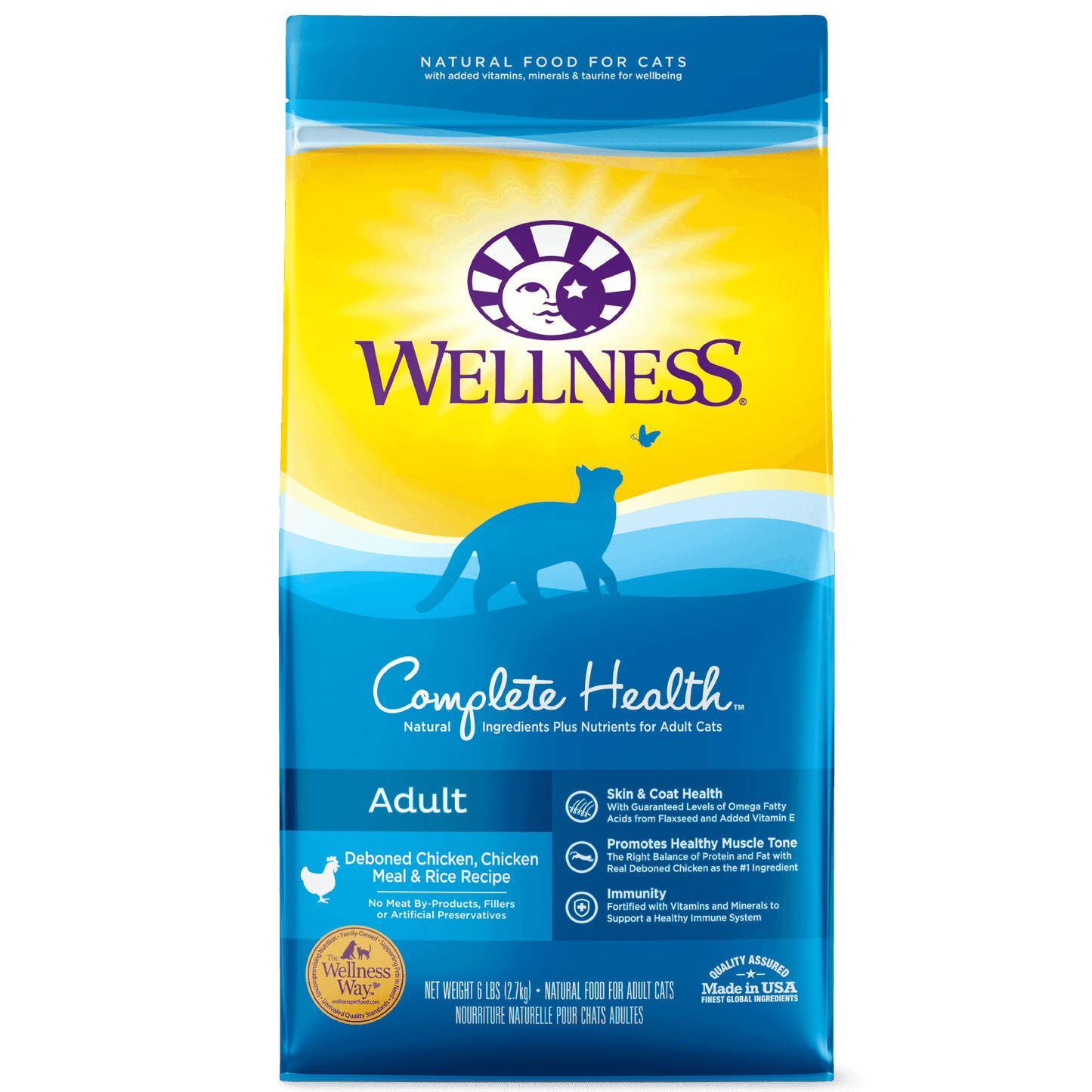 Wellness Cat Food Adult Chicken  Cat Food  | PetMax Canada