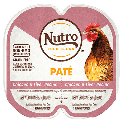 Nutro Cat Perfect Portions Pate Chicken & Liver  Canned Cat Food  | PetMax Canada