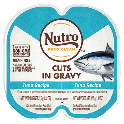 Nutro Cat Perfect Portions Cuts In Gravy Tuna  Canned Cat Food  | PetMax Canada