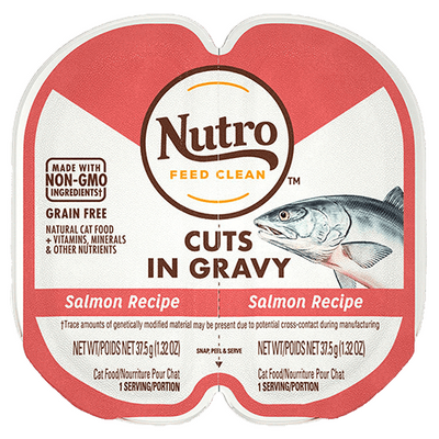 Nutro Cat Perfect Portions Cuts In Gravy Salmon  Canned Cat Food  | PetMax Canada