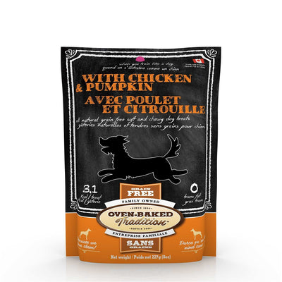 Oven-Baked Tradition Dog Treats Chicken & Pumpkin  Dog Treats  | PetMax Canada