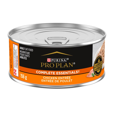 Purina Pro Plan Adult Complete Essentials Chicken Entrée in Gravy Wet Cat Food 156g - 156g - Canned Cat Food - Purina Pro Plan - PetMax Canada
