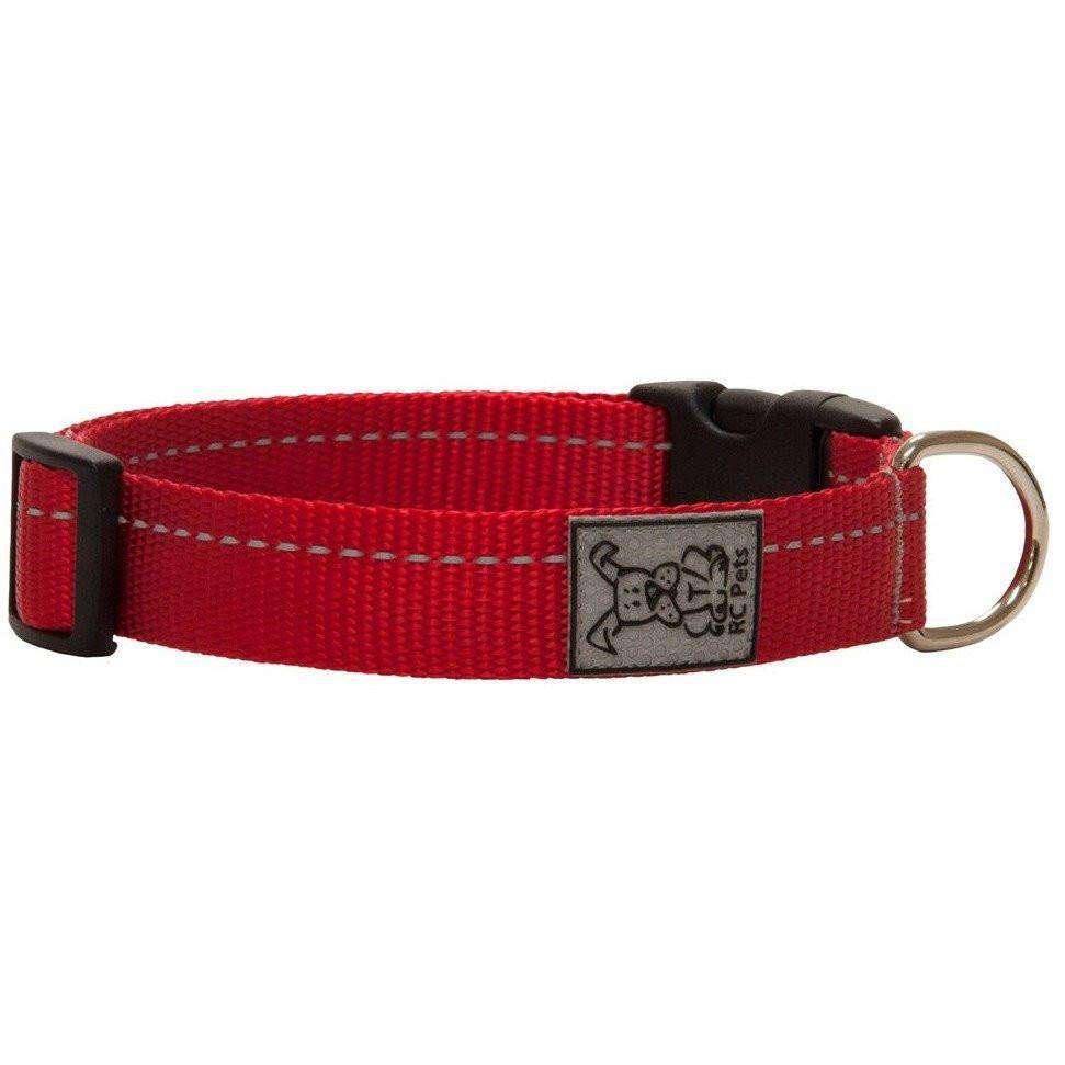 RC Adjustable Dog Collar Primary Red  Dog Collars  | PetMax Canada