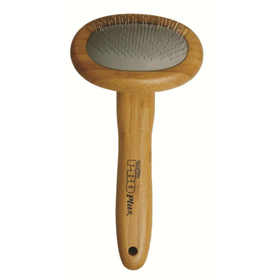 Pro Plus Bamboo Professional Slicker Brush  Grooming  | PetMax Canada
