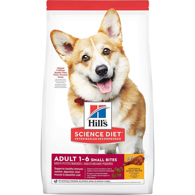 Hill's Science Diet Dry Dog Food Adult Small Bites Chicken & Barley Recipe  Dog Food  | PetMax Canada