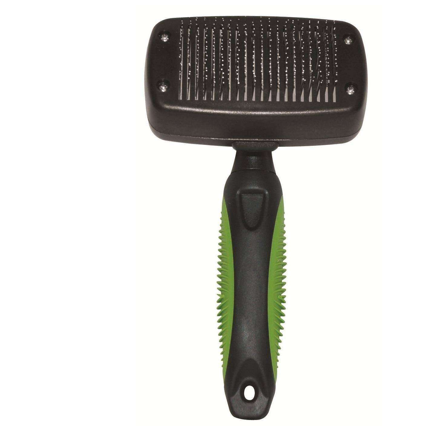 Pro Plus Easy Clean Slicker Brush  Grooming  | PetMax Canada