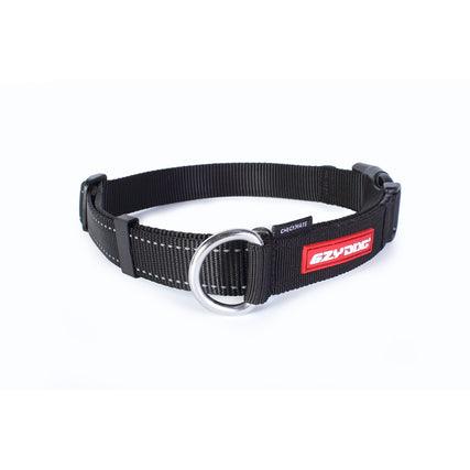 EZYDog Checkmate Dog Collar Black - Medium: 13" - 18" - Dog Collars - EZYDog - PetMax Canada