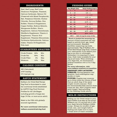 Red Barn Air Dried Grain Free Beef Dog Food - 907g - Dog Food - Red Barn Pet Products - PetMax Canada