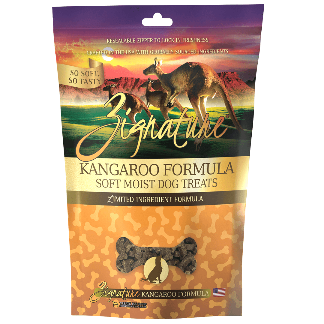 Zignature Kangaroo Formula Soft Moist Treats for Dogs  Dog Treats  | PetMax Canada