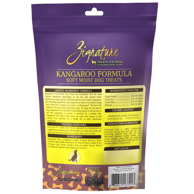 Zignature Kangaroo Formula Soft Moist Treats for Dogs - 113g - Dog Treats - Zignature Pet Food - PetMax Canada