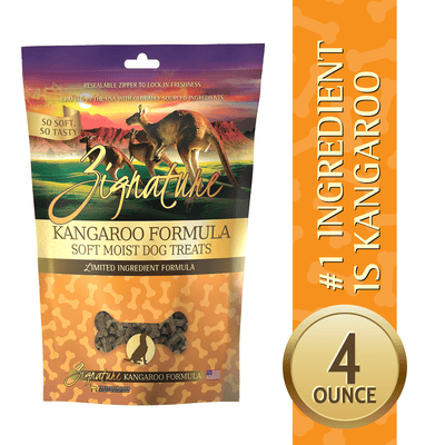 Zignature Kangaroo Formula Soft Moist Treats for Dogs - 113g - Dog Treats - Zignature Pet Food - PetMax Canada