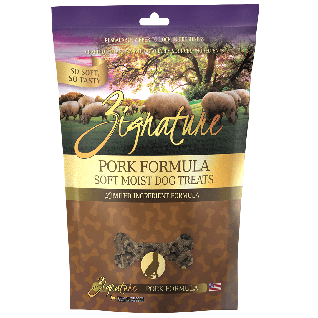 Zignature Pork Formula Soft Moist Treats for Dogs - 113g - Dog Treats - Zignature Pet Food - PetMax Canada