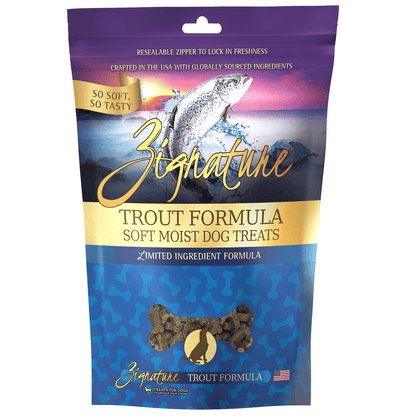 Zignature Trout Formula Soft Moist Treats for Dogs - 113g - Dog Treats - Zignature Pet Food - PetMax Canada
