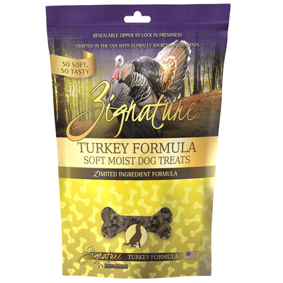 Zignature Turkey Formula Soft Moist Treats for Dogs  Dog Treats  | PetMax Canada