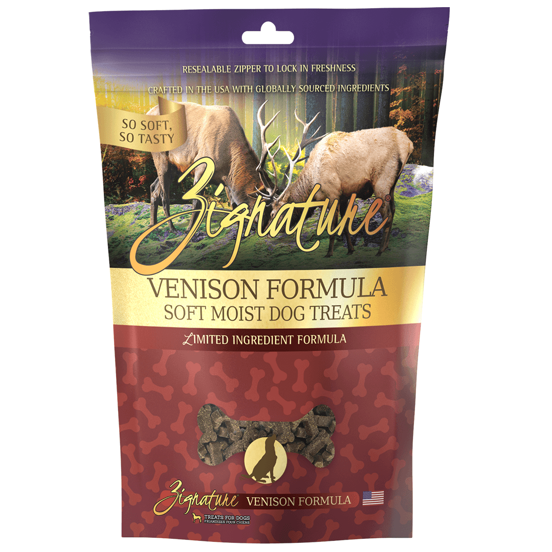 Zignature Venison Formula Soft Moist Treats for Dogs - 113g - Dog Treats - Zignature Pet Food - PetMax Canada
