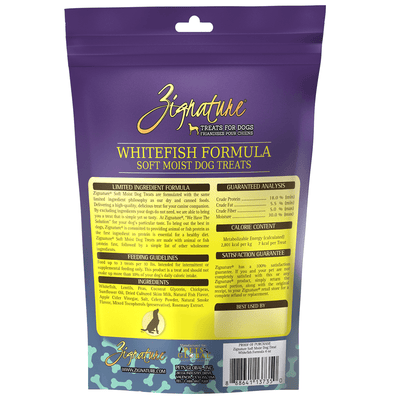 Zignature Whitefish Formula Soft Moist Treats for Dogs - 113g - Dog Treats - Zignature Pet Food - PetMax Canada