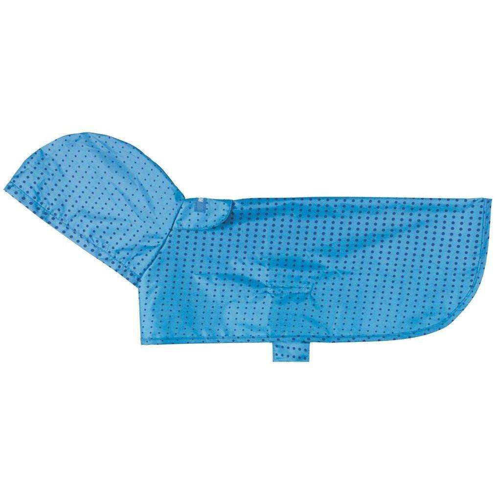 RC Dog Packable Rain Poncho Halftone Blue / XX-Small Poncho Blue | PetMax Canada